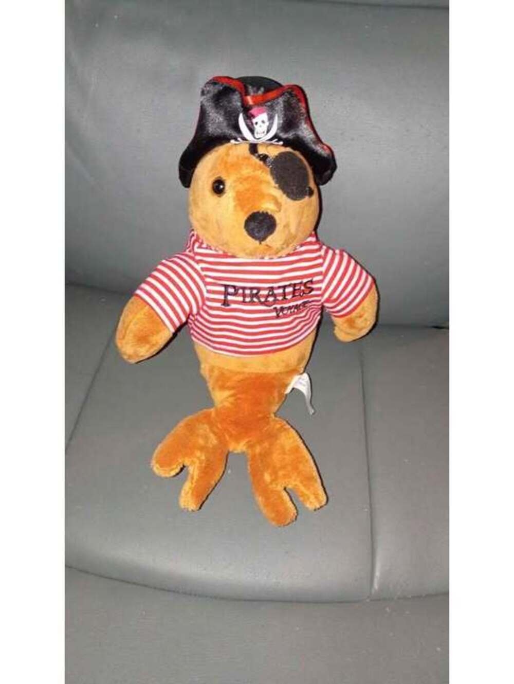 New Plush Pirate Sea Lion Stuffed Animal Toy
